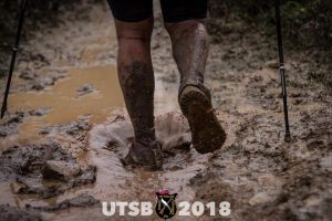 UTSB 2018 runner passing through thick mud